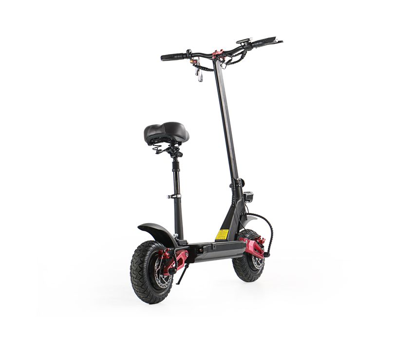 EcoRider E4-9 Dual Motor Electric Scooter Foldable Kick Scooter with Seat