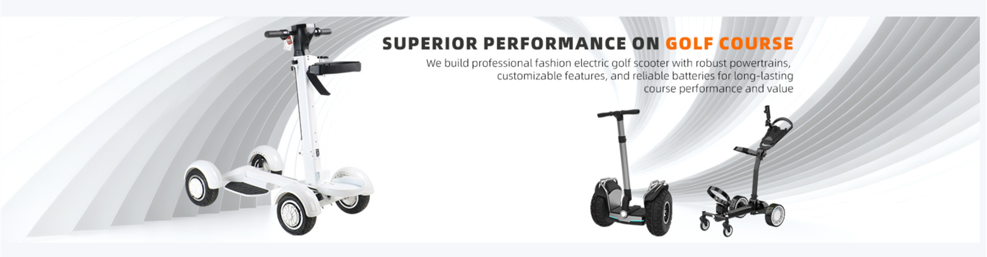 Electric golf scooter golf cart