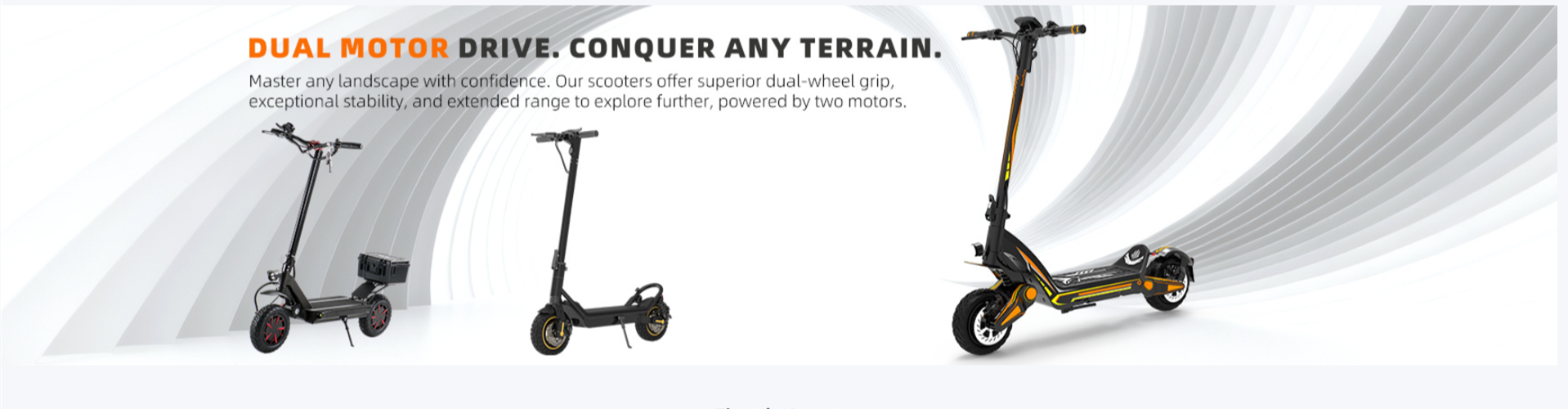 electric scooter off road scooter dual motor scooter