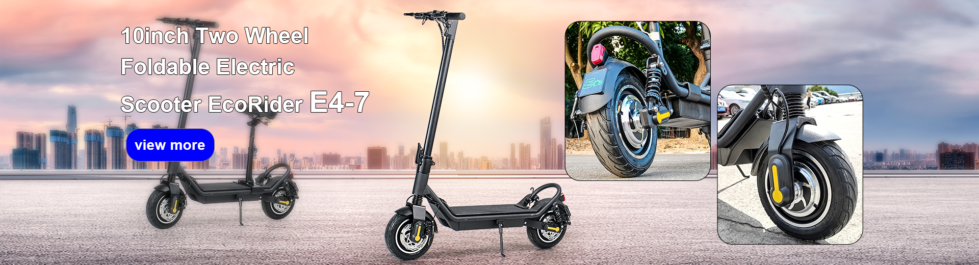 10inch Two Wheel Foldable Electric Scooter EcoRider E4-7